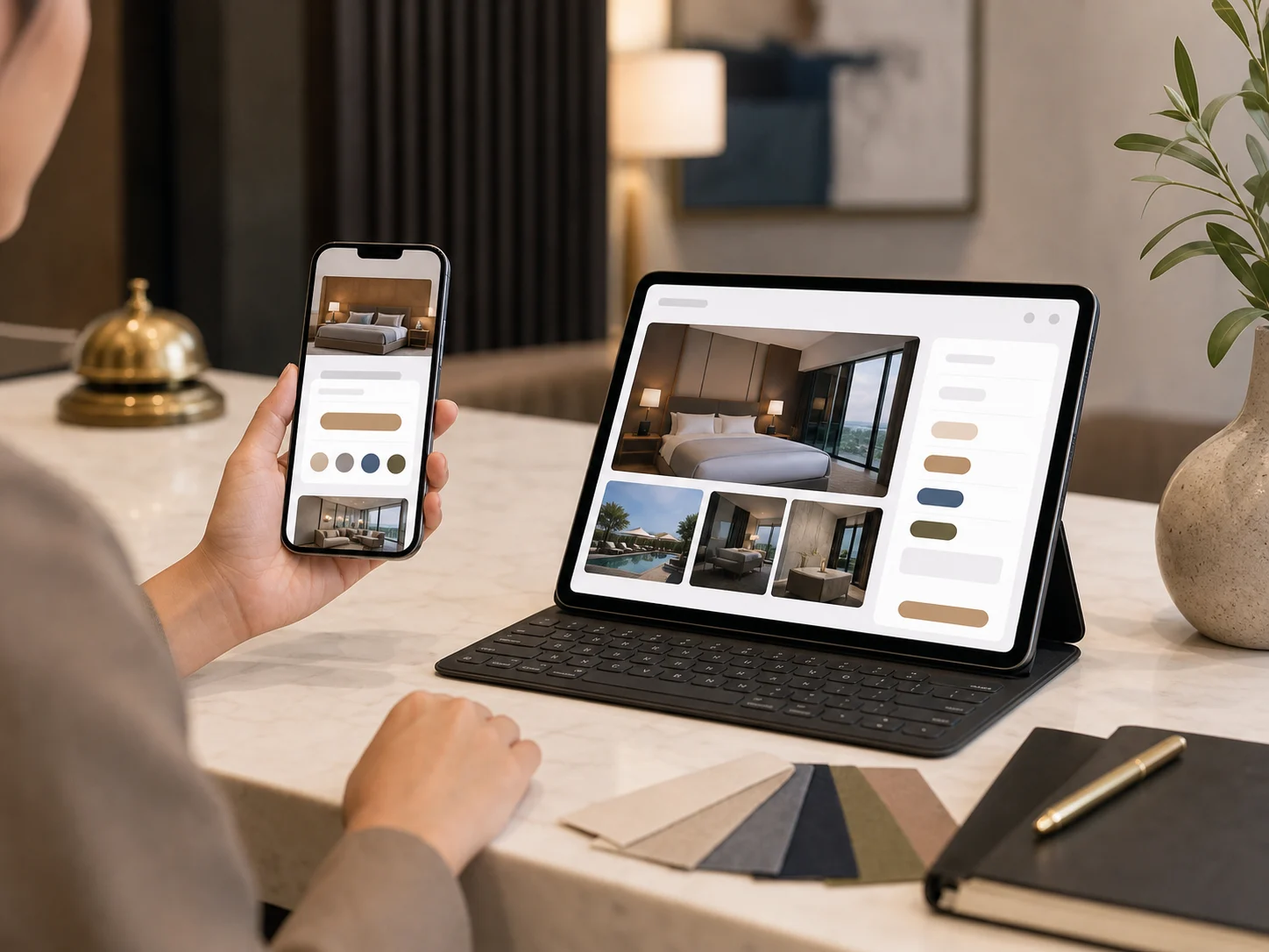 Esperienza booking personalizzabile su smartphone e tablet