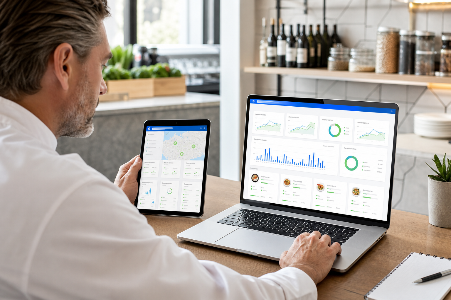 Software ristorante per sala, cucina, magazzino, food cost e CRM.