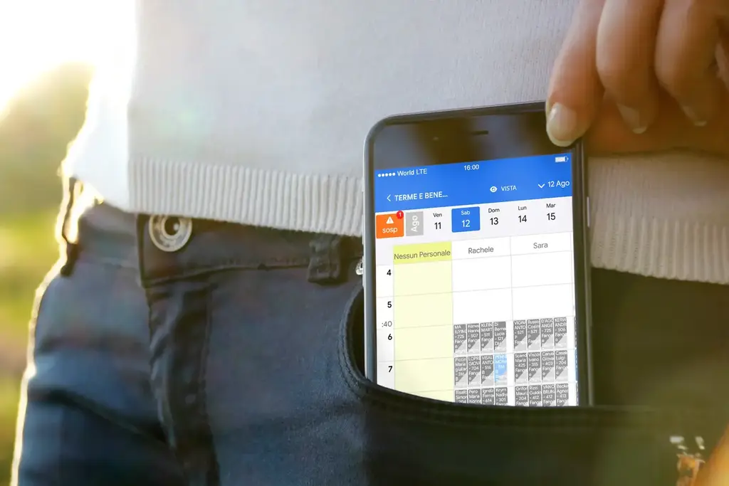 Prenotazione trattamenti SPA da smartphone con Scidoo