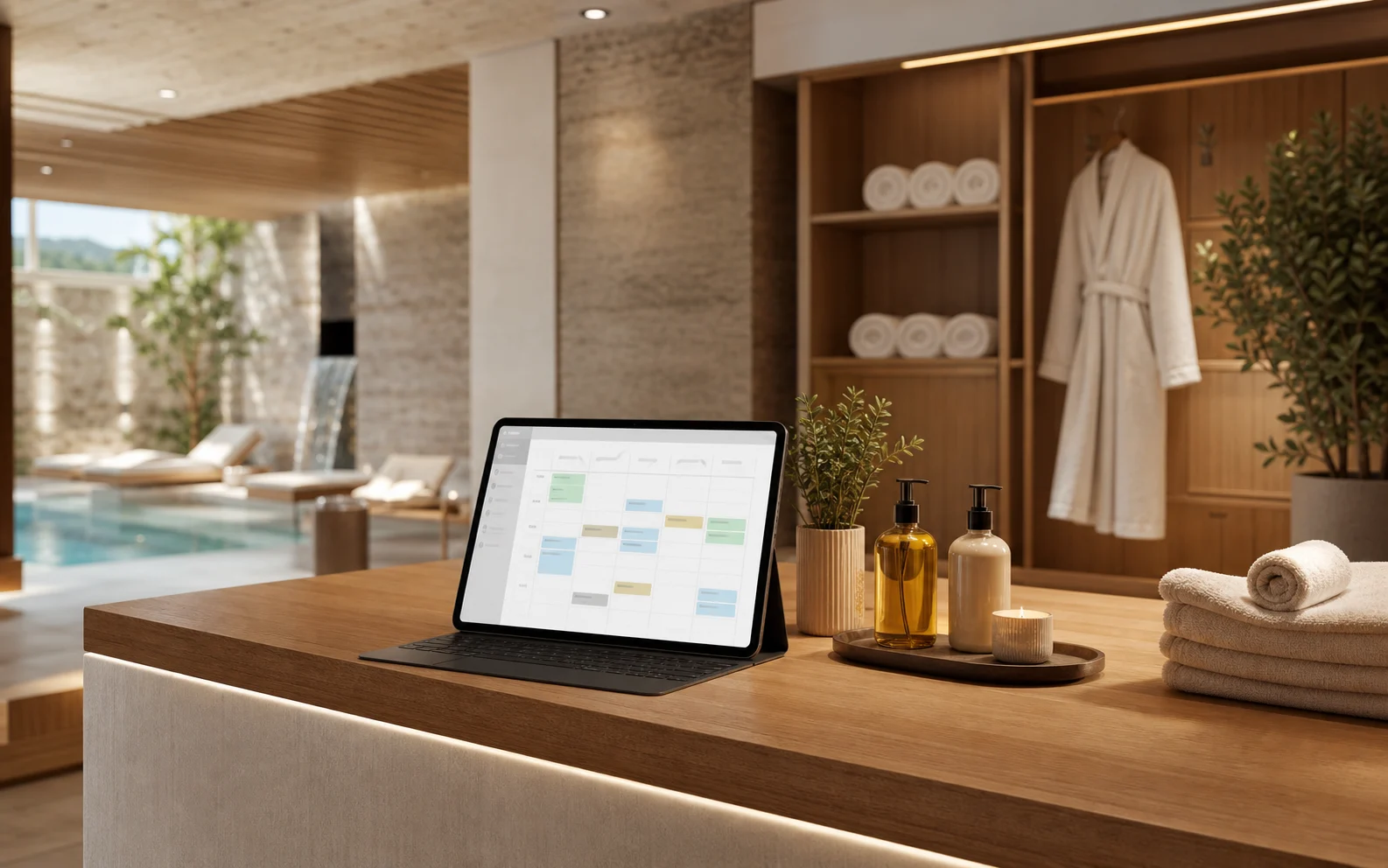 Software SPA per trattamenti, disponibilità, voucher e prenotazioni online.