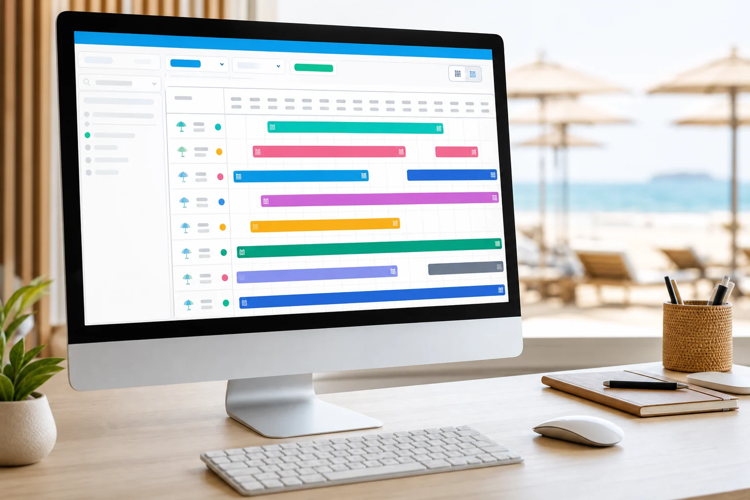 Prenotazione online spiaggia con scelta ombrellone e lettini